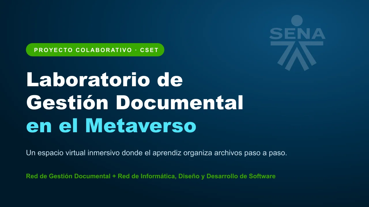 Vista de Laboratorio de Gestión Documental en el Metaverso